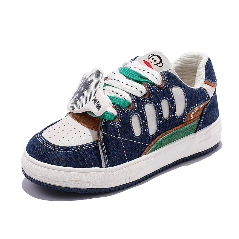 폴프랭크 원숭이 남녀 구두 두꺼운 바닥 남녀 빵구두 작고 흰 구두 스포츠 레크리에이션 운동화