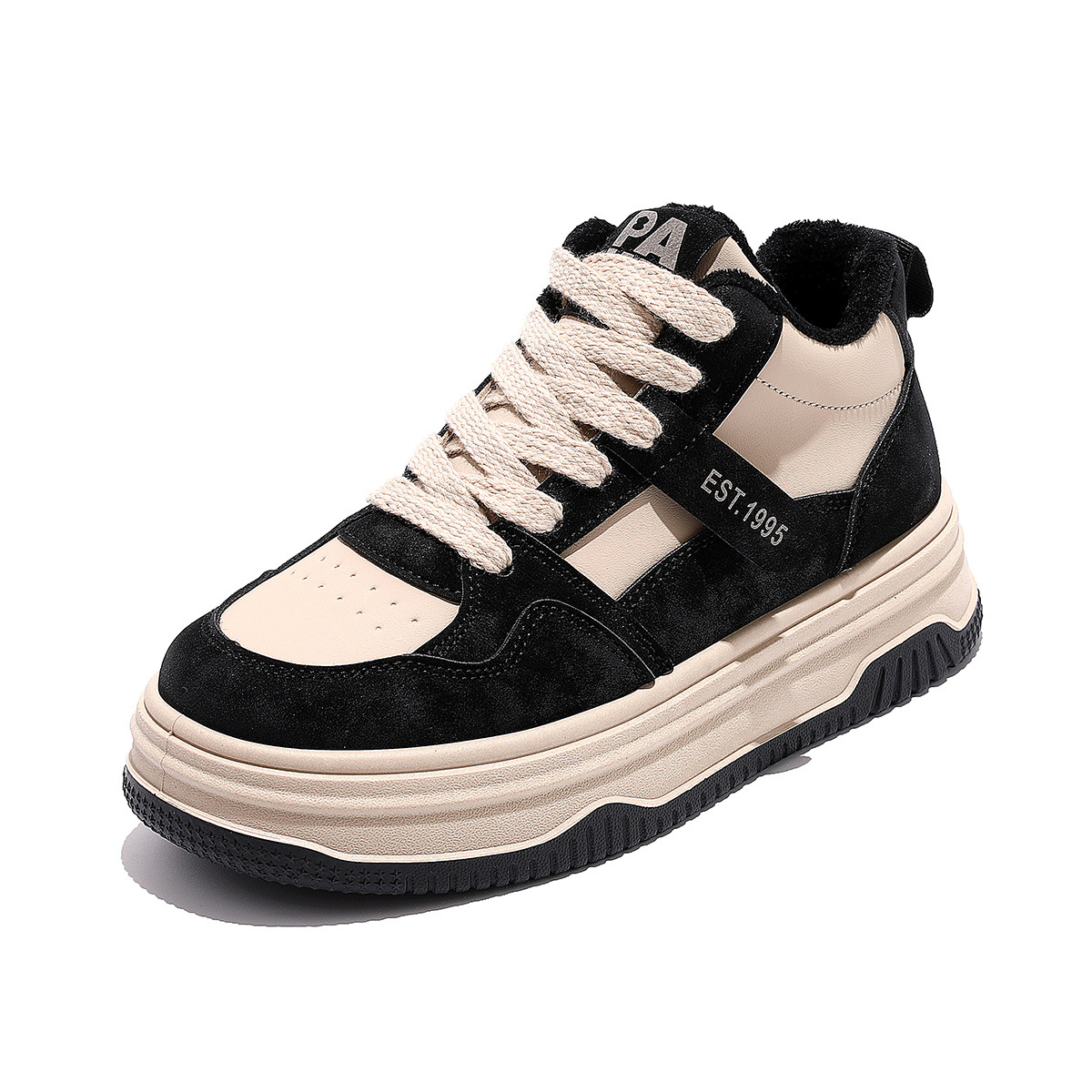 폴프랭크 몽키 슈즈 편안한 쿠키솔 면화 멜라드 스타일 스니커즈