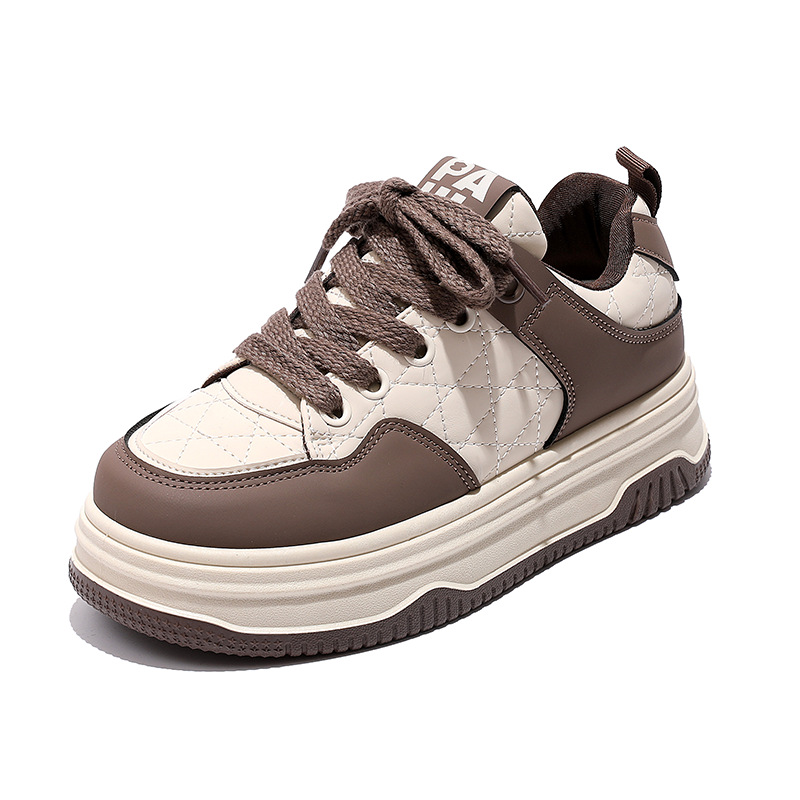 폴 프랭크 (paul frank) 입 큰 원숭이와 흰 구두 여성용 편한 여성용 구두 통굽 키높이 캐주얼화