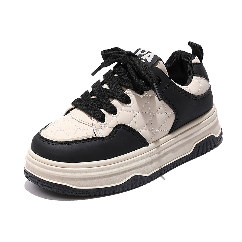 폴 프랭크 (paul frank) 입 큰 원숭이와 흰 구두 여성용 편한 여성용 구두 통굽 키높이 캐주얼화