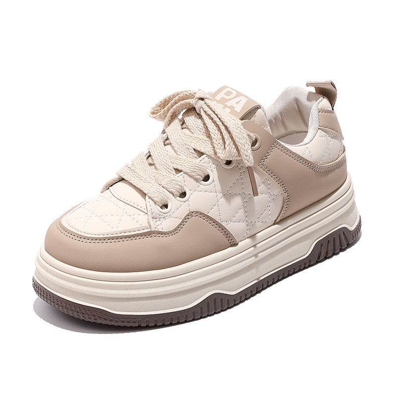 폴 프랭크 (paul frank) 입 큰 원숭이와 흰 구두 여성용 편한 여성용 구두 통굽 키높이 캐주얼화