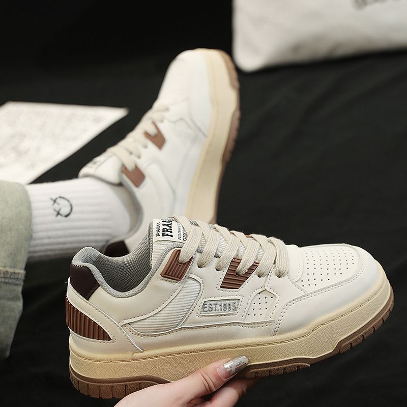 폴프랭크 원숭이 통굽 흰 구두 남녀 구두 스니커즈 어디에나 있는 시크 (chic) 스니커즈