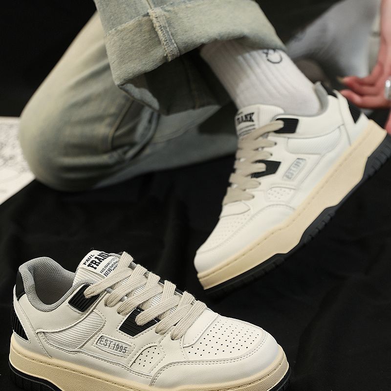 폴프랭크 원숭이 통굽 흰 구두 남녀 구두 스니커즈 어디에나 있는 시크 (chic) 스니커즈