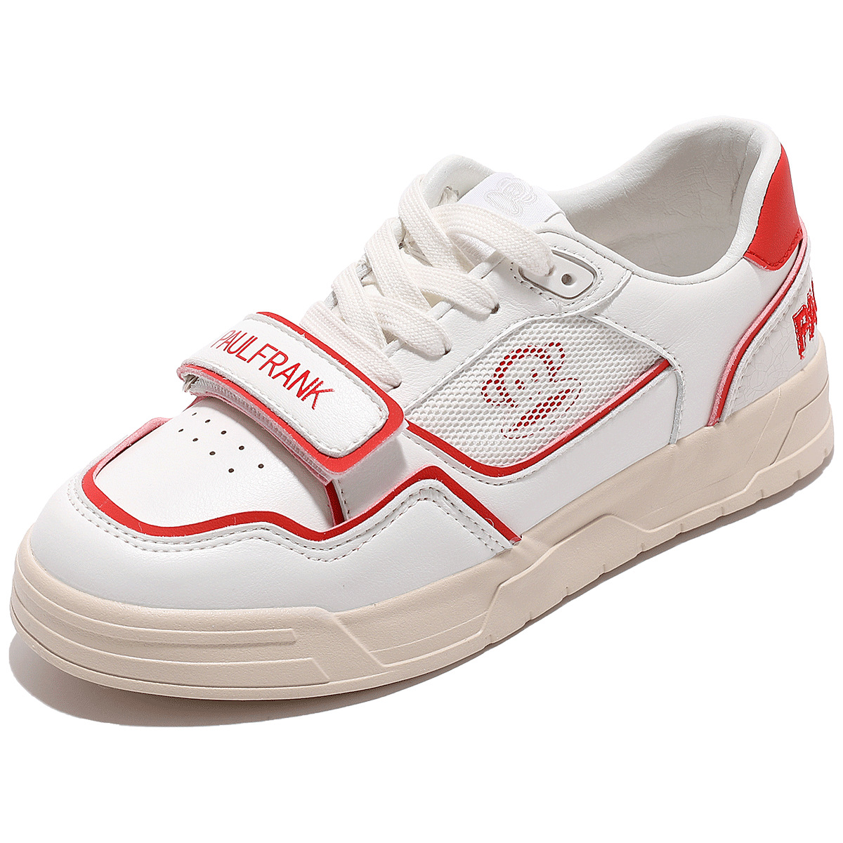 paulfrank 원숭이 발, 흰색 구두, 여성용 빵구두, 대학 스타일 모두 키높이 캐주얼화