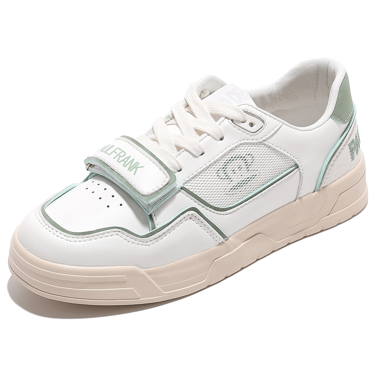 paulfrank 원숭이 발, 흰색 구두, 여성용 빵구두, 대학 스타일 모두 키높이 캐주얼화