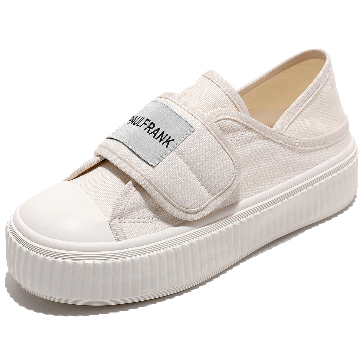 폴프랭크 (paulfrank) 원숭이는 캐주얼한 차림에 헐렁한 발에 미끄럽지 않은 부드러운 밑창의 여성용 캔버스 슈즈를 신는다