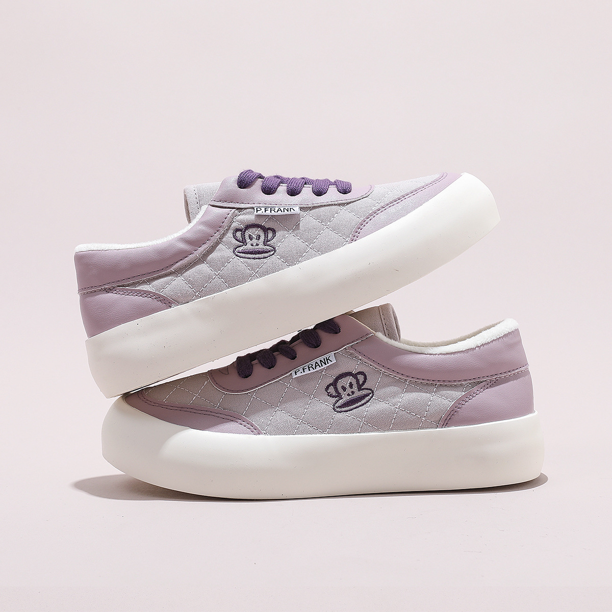 폴 프랭크 몽키 슈즈 캔버스 슈즈 편안한 여성 캐주얼슈즈 빵빵 슈즈