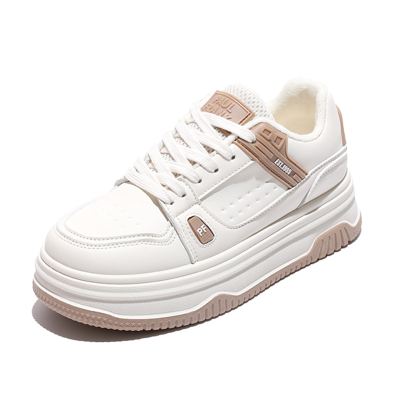 paulfrank 큰 입 원숭이 판다 구두 작은 흰색 구두 여성화 얇은 디자인 톡톡 튀는 캐주얼화 빵구두