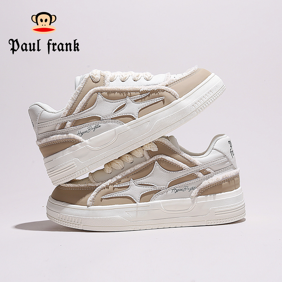 폴프랭크 (paulfrank) 원숭이, 통굽 스니커즈, 여성화, 편안한 캐주얼화