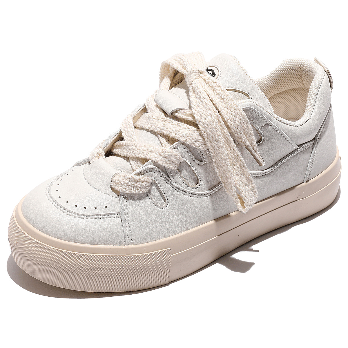 폴프랭크 몽키 슈즈 스니커즈 어디에나 있는 미니스커트 한국판 트렌드 화이트 스니커즈