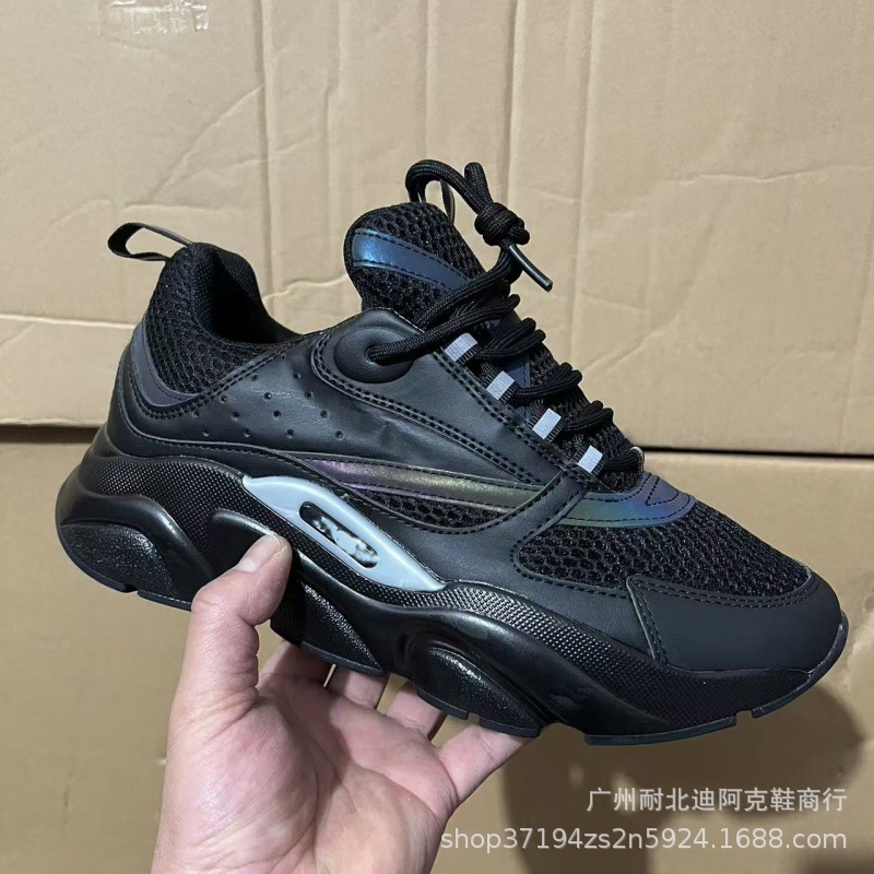 d 하우스 b22 스포츠 캐주얼 통굽 패션 복고풍 통기성 남녀 키높이 아빠 신발