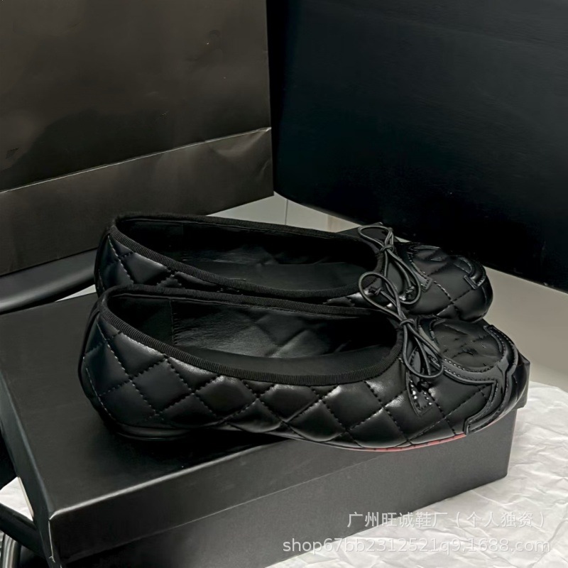 2025 소향 클래식한 리본 발레슈즈 플랫 단화 클래식한 링글링 슈즈와 트렌디하게 매치할 수 있습니다