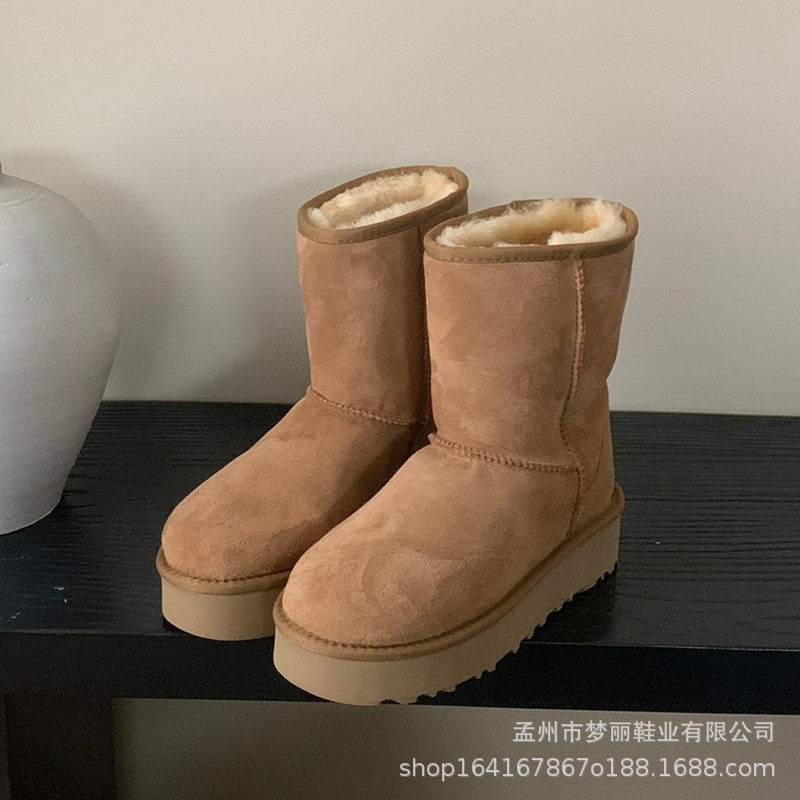 스노우 부츠 여성 토털 일체형 트렁크 부츠로 겨울을 따뜻하게 지켜준다