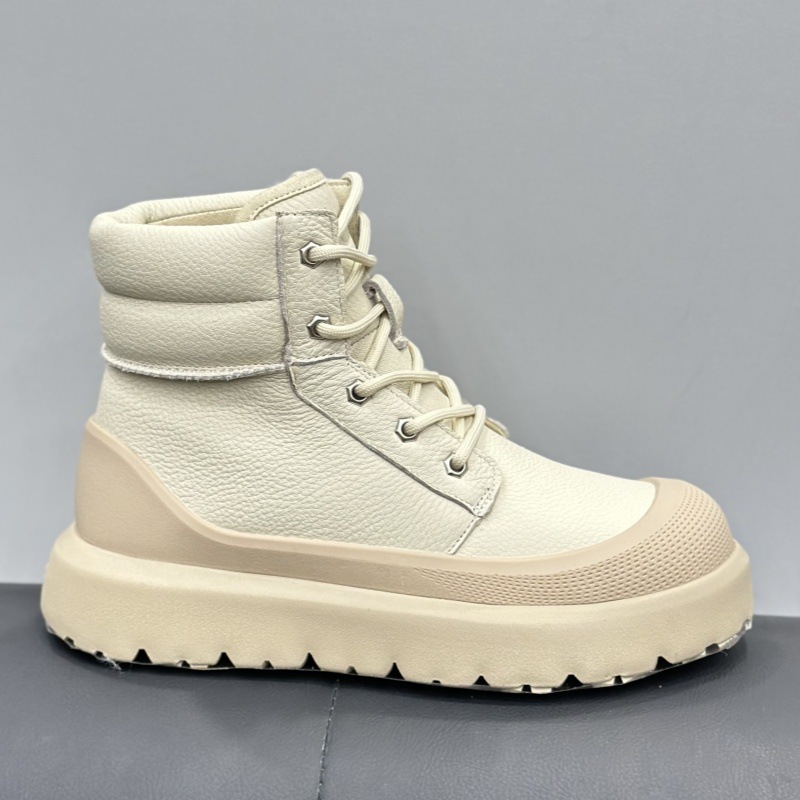 스노우 부츠 퍼 일체형 커플 부츠 보온성 두툼한 스트랩 탑 부츠 스니커즈 슈즈