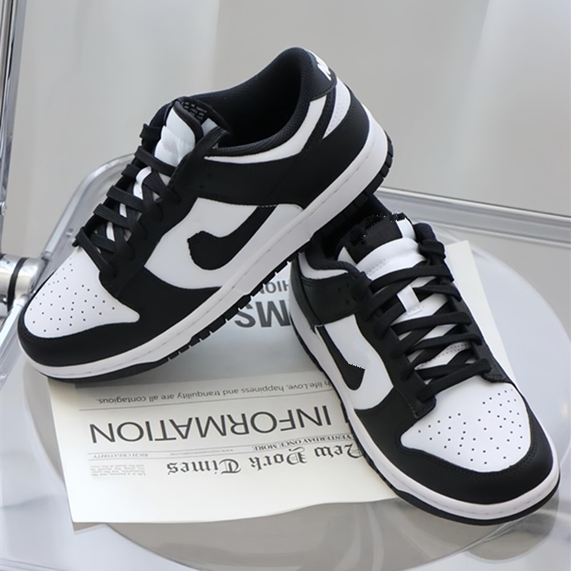 dunksb 흑백 판다 남자 여름 구두 여자 운동화 가죽 구두 부드러운 구두 남자 구두 여자 구두