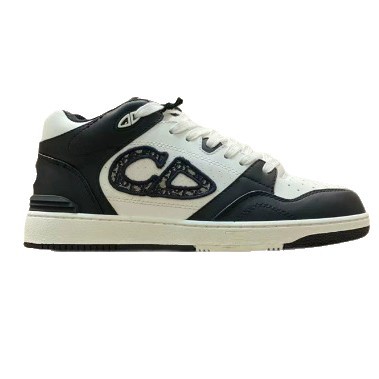 b57 레터링 스니커즈 남녀 커플 스타일 질의 가죽 슈즈 팬더 슈즈