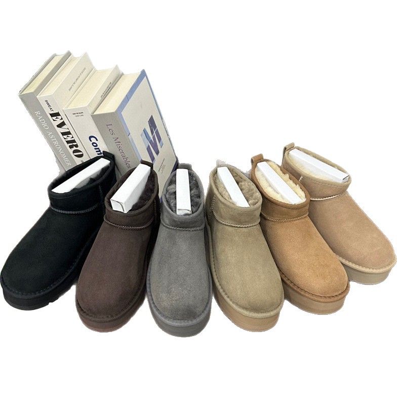 어그부츠 앵글 미니 양가죽 일체형 통솔 3 센티미터 미니