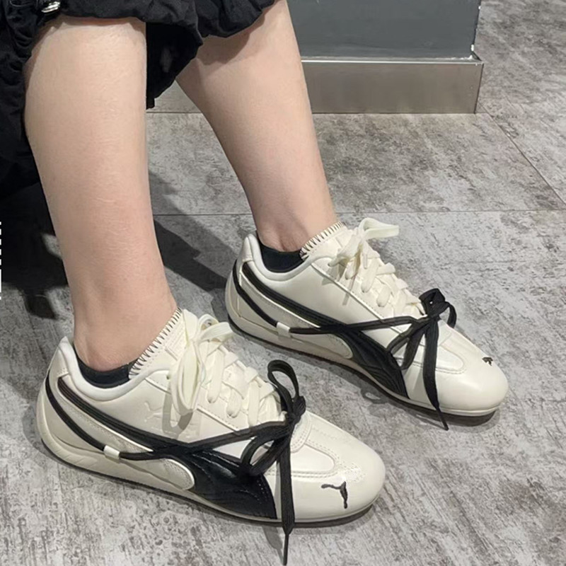 오픈 레이싱 슈즈 여성 슈즈 캐주얼 슈즈 작은 흰색 슈즈 여성형 슈즈 남성 스니커즈