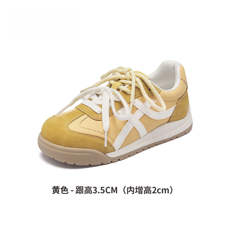 德训鞋 女 2025 新款 爆秋 冬 加绒 棉鞋 雪地靴 厚底 板鞋 运动鞋子