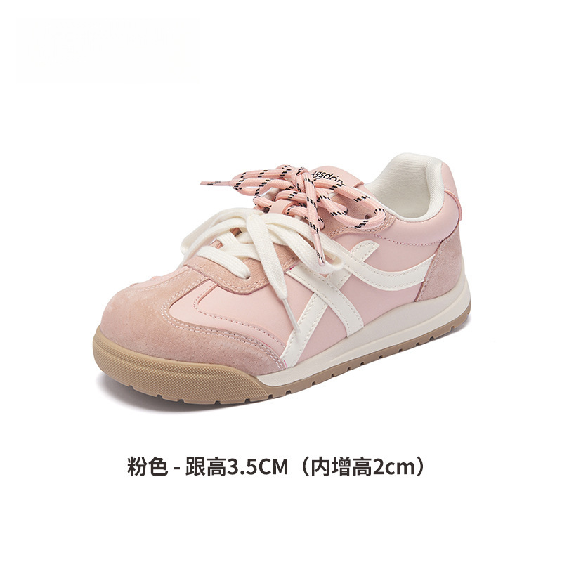 德训鞋 女 2025 新款 爆秋 冬 加绒 棉鞋 雪地靴 厚底 板鞋 运动鞋子