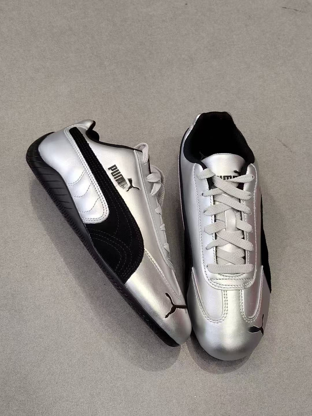 로즈 박채영 같은 스피드카 얇은 창 레이싱 애비뉴 실버 t 토 남녀 스포츠 캐주얼 단화입니다