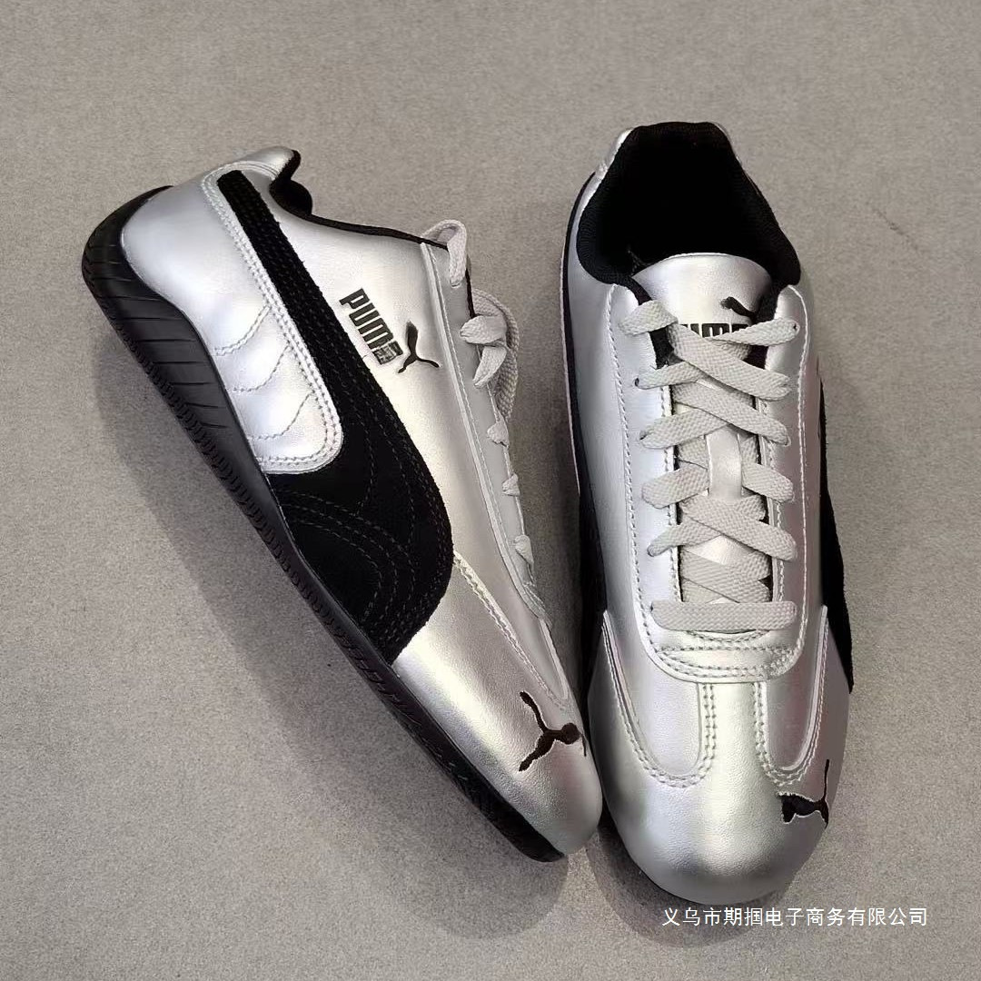 로즈 박채영 같은 스피드카 얇은 창 레이싱 애비뉴 실버 t 토 남녀 스포츠 캐주얼 단화입니다