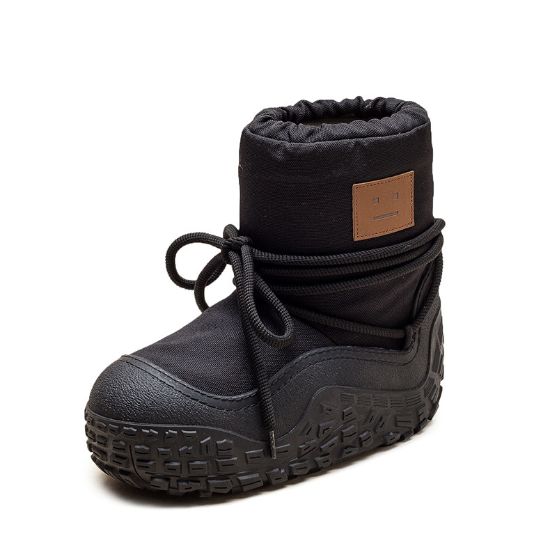 어글리 부츠 녀 2025 겨울 더욱 두툼한 보온 슈즈 커버 미끄럼 방지 부츠 방수면 부츠