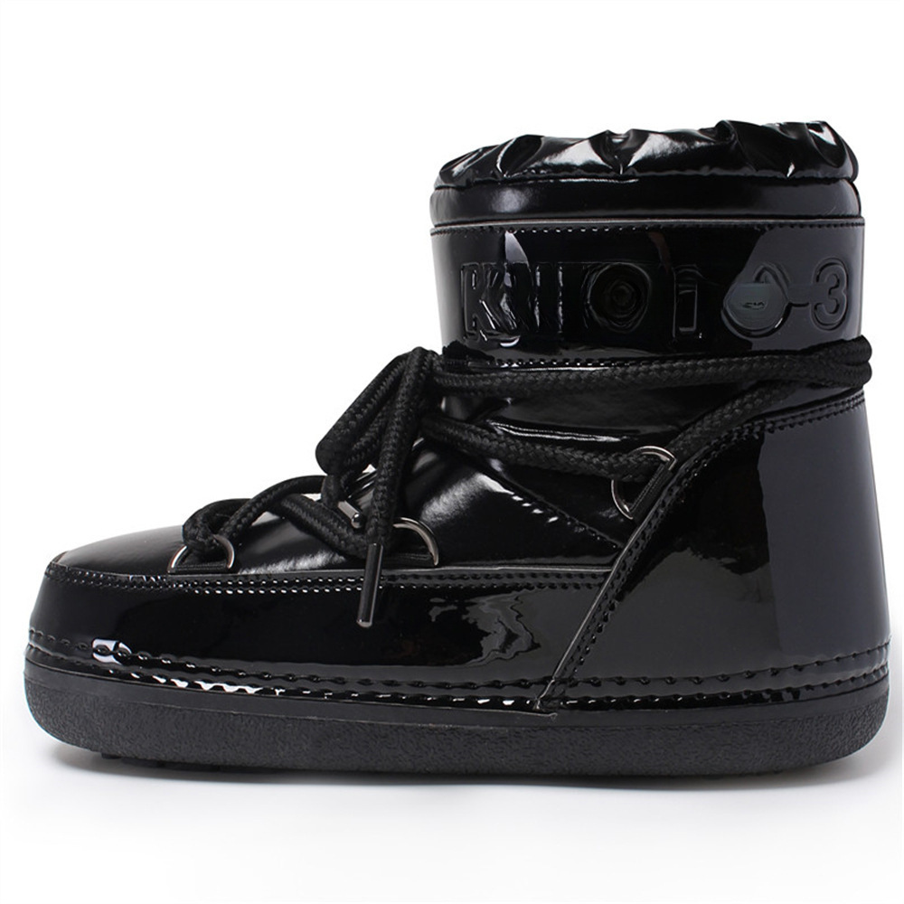 보온 스노우 부츠 여성 2025 새로운 겨울 여성 웨어 부츠 얇은 밑창으로 생수 방지가 되는 우주부츠