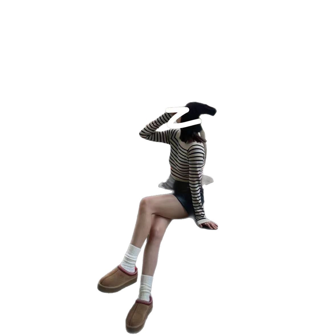 tazz 스노우 부츠 여성 2025 겨울 신상품 통솔 슬리퍼 위에 토트백을 신고 두꺼운 면화를 질질 끌어 미끄럼 방지