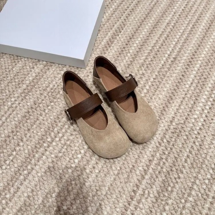 빈티지 호피 버켄슈즈 여성 펌프스 망고 토 단화 여성 스트랩 메리 제인 로퍼 발레 슈즈 가을