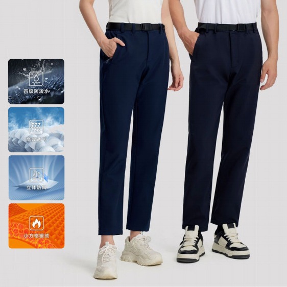 신상 야상 등산바지 쿠션 팬츠 남성 겨울 보온 기모 쿨롱 기모 기모 바람막이 팬츠 여성