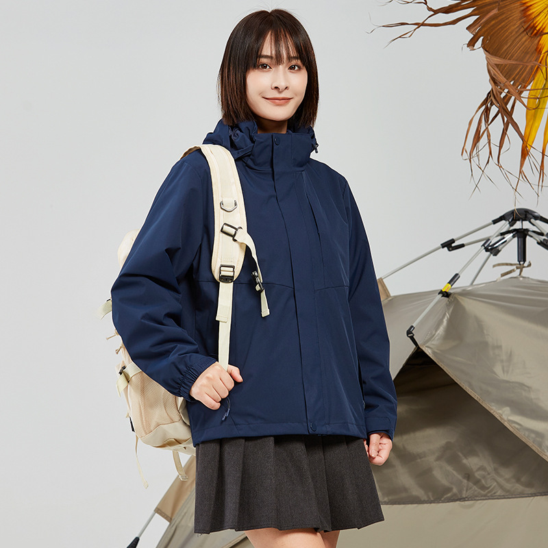 폴라폴리스 속관 남녀 바람막이 3 피스 1, 2 피스의 방한용 보온 외투 작업복 제작