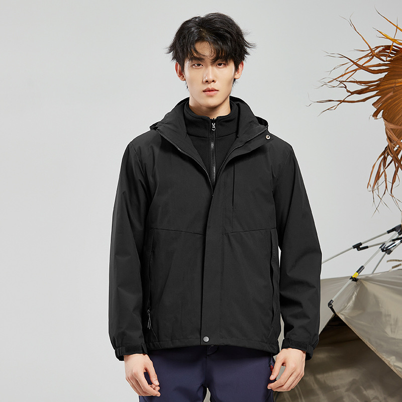 폴라폴리스 속관 남녀 바람막이 3 피스 1, 2 피스의 방한용 보온 외투 작업복 제작