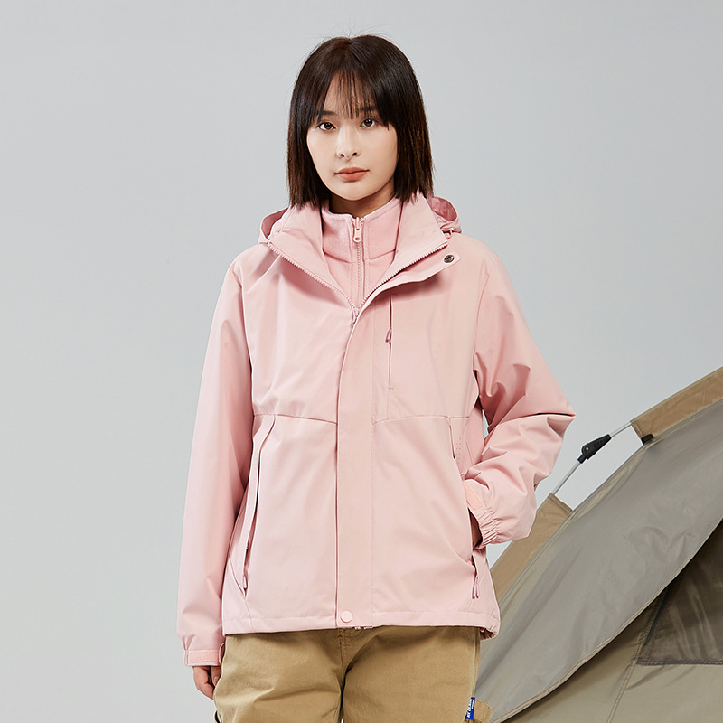 폴라폴리스 속관 남녀 바람막이 3 피스 1, 2 피스의 방한용 보온 외투 작업복 제작