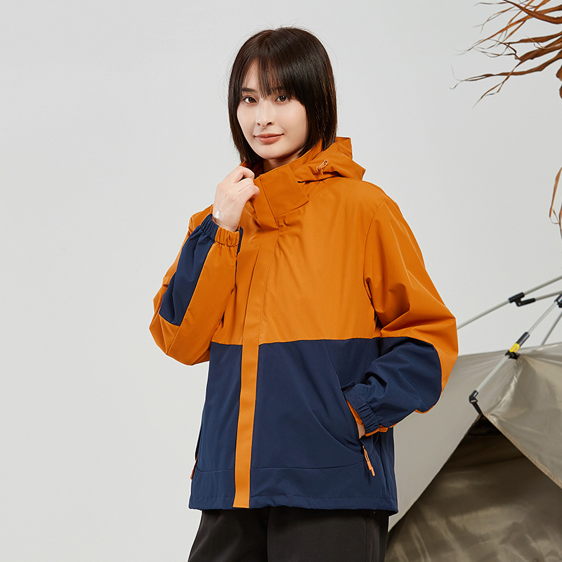 남성용 방수 바람막이 스웨터 여성용 투피스 탈부착 폴라로이드 작업복