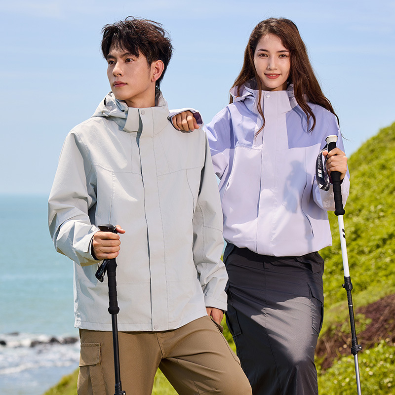 국가표준 방우돌격복 남자 3 합일 돌격복 여자 실외에서 도보등산을 할 때 폭우방재 등산복