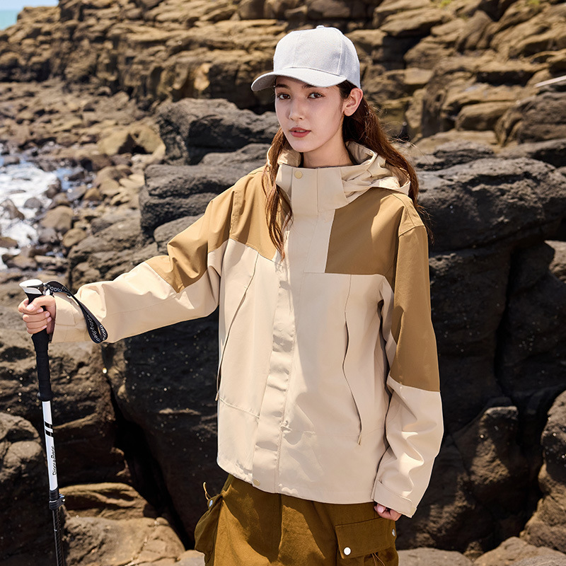 국가표준 방우돌격복 남자 3 합일 돌격복 여자 실외에서 도보등산을 할 때 폭우방재 등산복