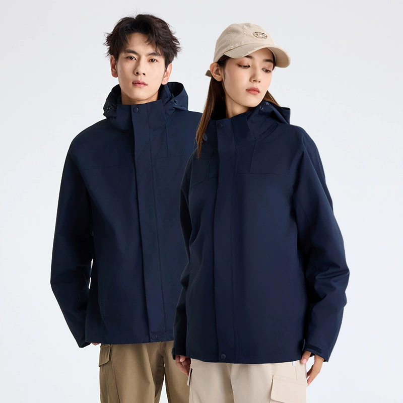 야상 바람막이 여성 3 부 1 폴라리스 탈부착 등산복 남성 방풍 방수 아우터