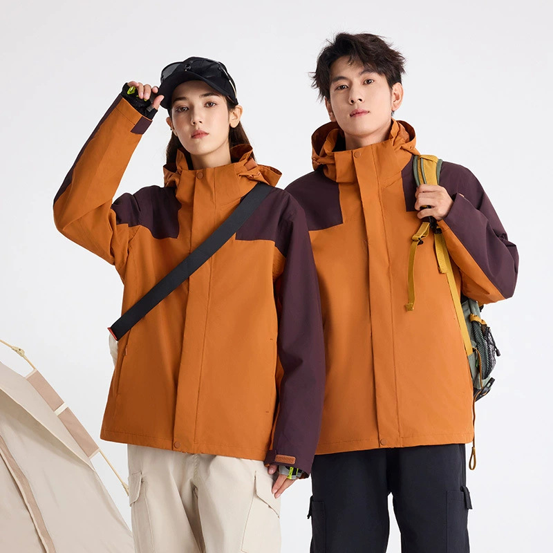야상 바람막이 여성 3 부 1 폴라리스 탈부착 등산복 남성 방풍 방수 아우터