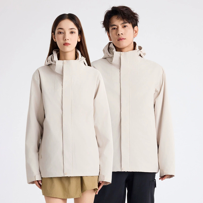 야상 바람막이 여성 3 부 1 폴라리스 탈부착 등산복 남성 방풍 방수 아우터