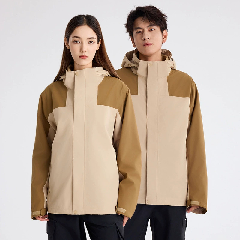 야상 바람막이 여성 3 부 1 폴라리스 탈부착 등산복 남성 방풍 방수 아우터