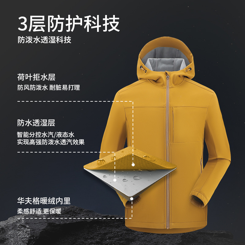 여성용 야상 소프트커버 살수 방풍 테크놀로지 경량 아우터 남성용 바람막이 등산복