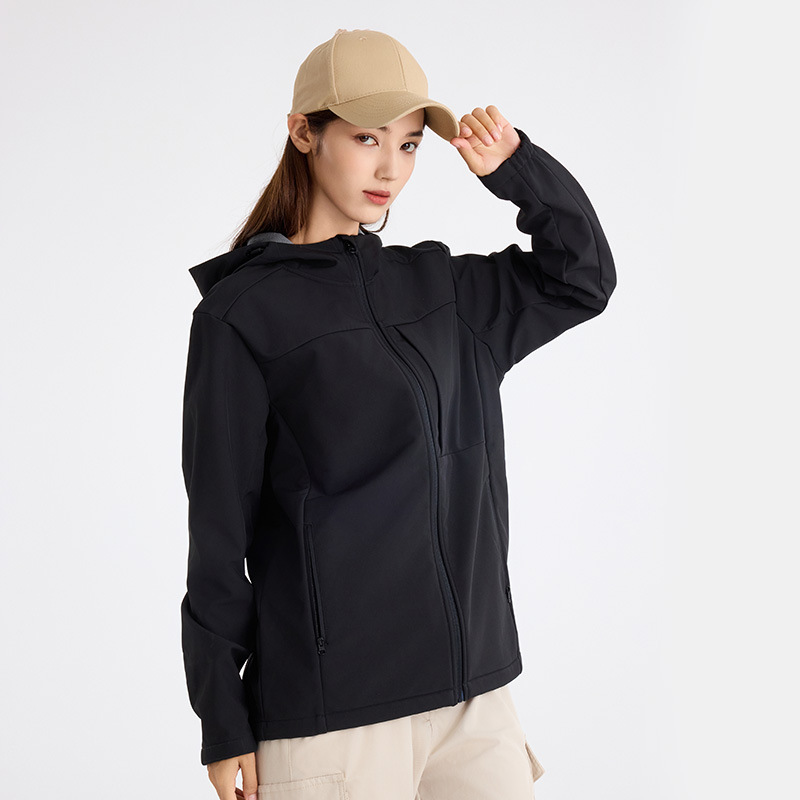 여성용 야상 소프트커버 살수 방풍 테크놀로지 경량 아우터 남성용 바람막이 등산복