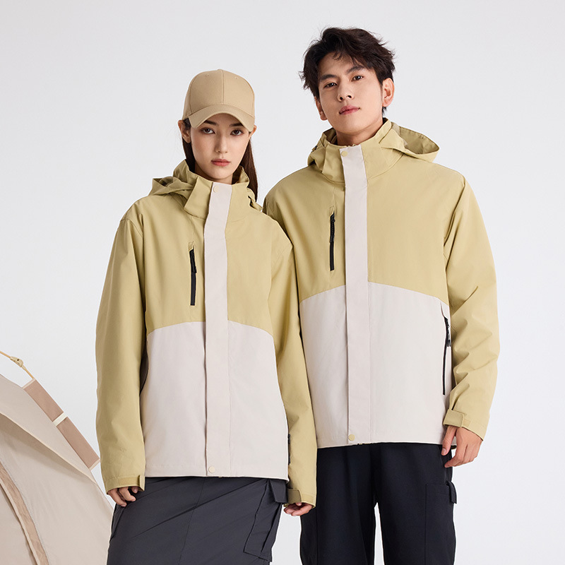 가을겨울 3 피스 기모 바람막이 바람막이 아우터 야상 등산 보온 플러싱 재킷
