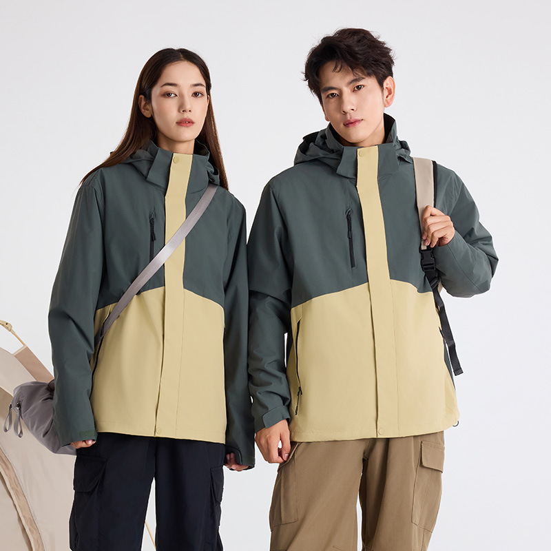 가을겨울 3 피스 기모 바람막이 바람막이 아우터 야상 등산 보온 플러싱 재킷