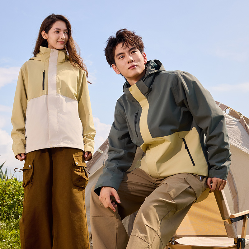 가을겨울 3 피스 기모 바람막이 바람막이 아우터 야상 등산 보온 플러싱 재킷