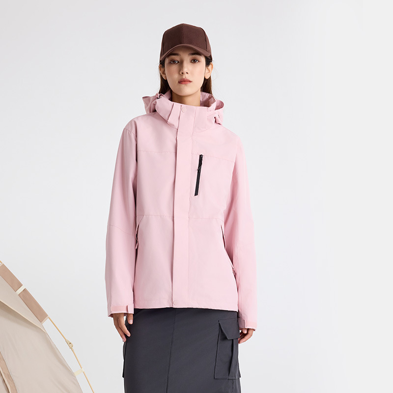 2025 신상 트리플루트 바람막이 재킷 스타일 아우터 남녀 벨벳 속탱크 야상 방수 커플