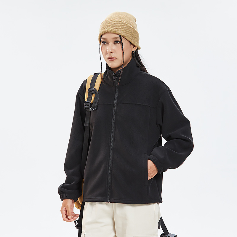 신상 겨울 방한 보온 폴라로이드 남녀 공용 펠트 홑옷 겨울 야상 보온 아우터입니다