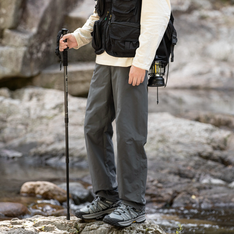 아웃도어 작업복 바지 남성용 속건 낙하산병 바지 방수 봄가을 바지 남성용 일자핏 등산 캐주얼 바지