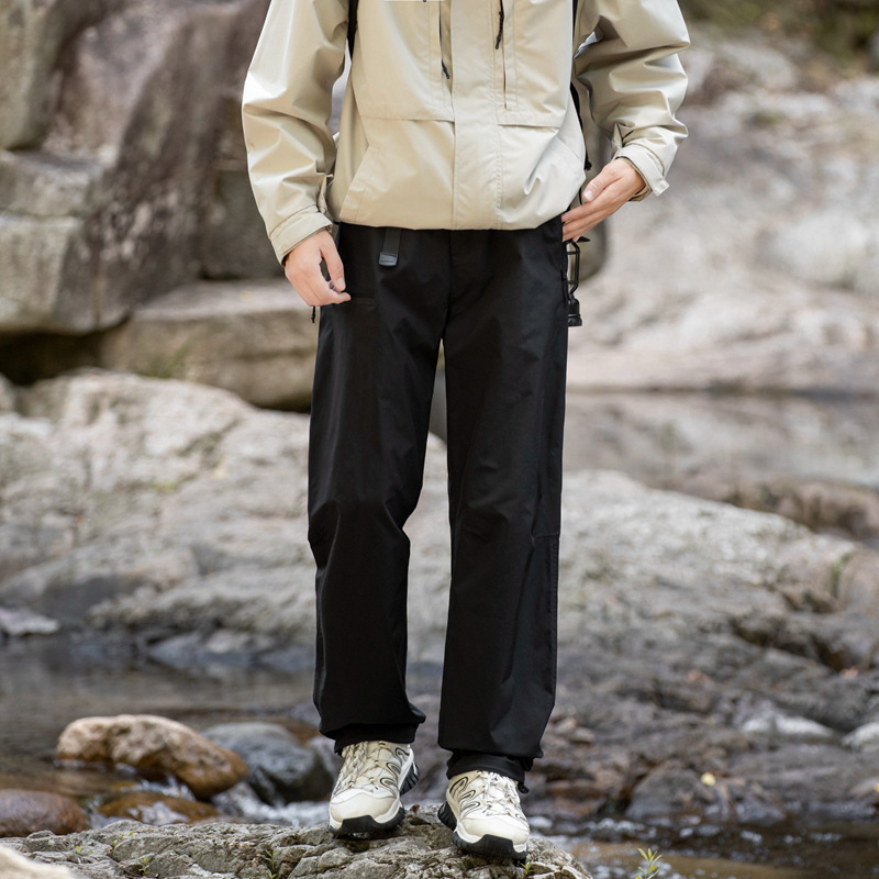 아웃도어 작업복 바지 남성용 속건 낙하산병 바지 방수 봄가을 바지 남성용 일자핏 등산 캐주얼 바지